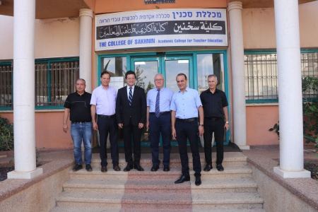 لقاء عمل يجمع إدارة كلّية سخنين الأكاديمية برئيس مجلس إدارة بنك لئومي د. سامر حاج يحيى